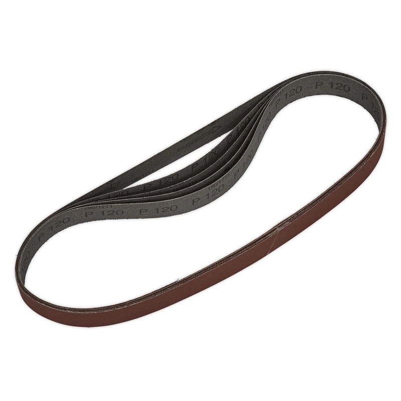 Sealey SB0019 120Grit 25 x 762mm Sanding Belt - Pack
