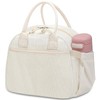 Carry bloom Lunch Box for Women, Insulated Lunch Bag Cute