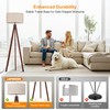 LEPOWER Wood Tripod Floor Lamp, Mid Century Standing Lamp, Modern