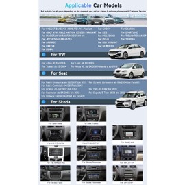 10.4inch Radio for VW Volkswagen Seat Golf Passat Jetta Beetle Tiguan Touran EOS[2+64G] Wireless CarPlay Car Stereo,Android Auto Touchscreen,Android,EQ DSP,Bluetooth5.0,GPS,FM,WiFi,50UI+Backup Camera