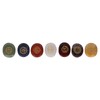 7 Pcs Rune Stones Set Different Color Smoother Yoga Stone