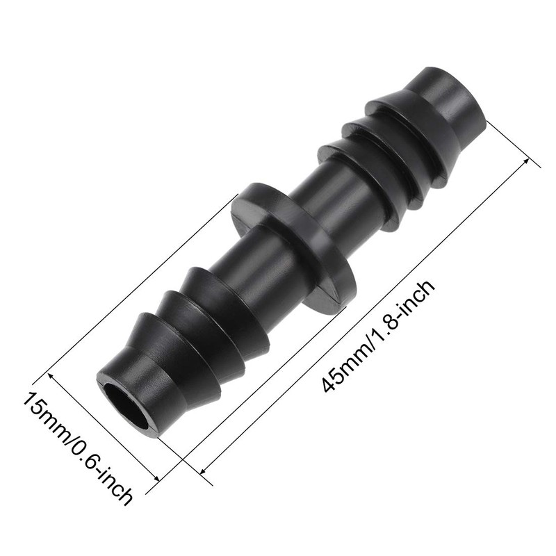 sourcing map Barb Drip Pipe Connector 8mm Inner Diameter Hose