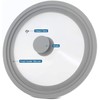 TOPULORS Universal Lid for Pots, Pans and Skillets, Tempered Glass