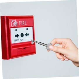 JECOMPRIS Pack of 20 Alarm Keys Emergency Off Button Key Emergency Off Button Key Replacement Emergency Switch Key Replacement Stop Parts Replacement Stop Switch Key Emergency Off Switch Key