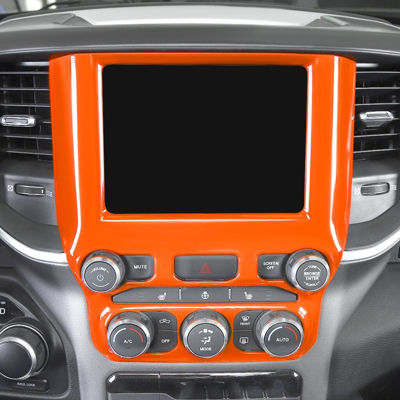 RT-TCZ for RAM Orange Dash Trim AC Control Panel Cover