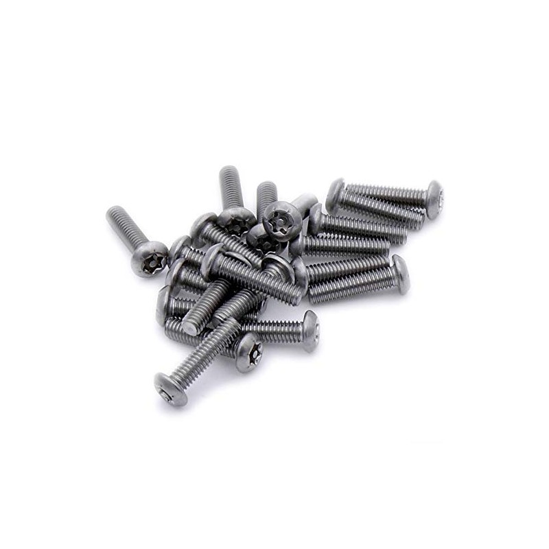 M4 (4mm x 12mm) TX Security Socket Button Machine Screw