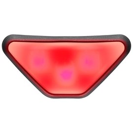 uvex Plug-in LED - Suitable for Uvex urban Planet - Accessories for Men and Women - Includes Clip Attachment - Continuous or Flashing Light - Black-Red - One Size