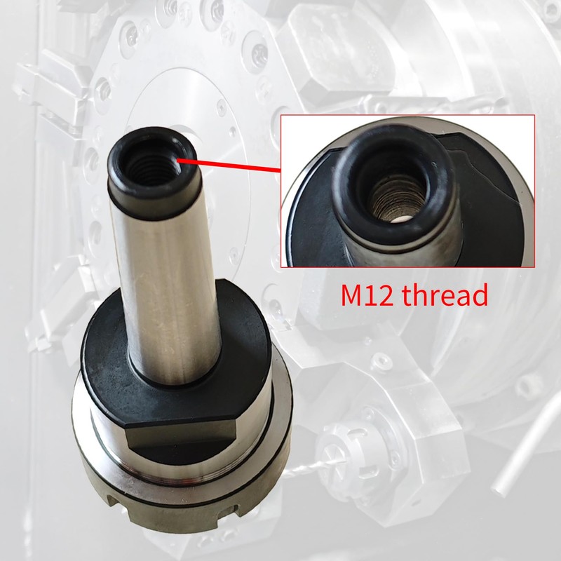 zpldAIAOSI MT3-ER40 Collet Chuck, MTB3-ER40-M12, M12 Drawbar Thread, Morse Tapper