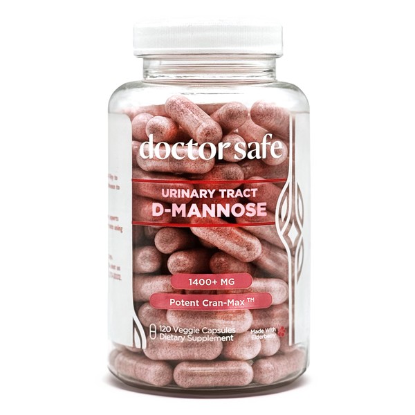 Cranberry Supplement, D-Mannose Capsules Made with Concentrated Whole Fruit Cranberry,