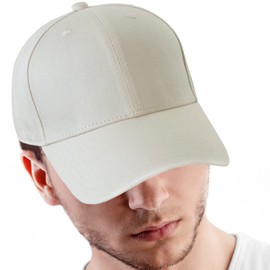 JackAlles Cap, Men's, Women's, Large Size, Comfortable, Deep, UV Protection, Large, Spring, Summer, Autumn, Winter, Unisex, beige