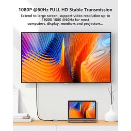 Foboiu DisplayPort to VGA Adapter, Display Port to VGA Converter Male to Female Aluminium HD 1080P, Gold-Plated Cord for Computer, Monitor, TV, Projector Compatible with Lenovo, Dell, HP, ASUS