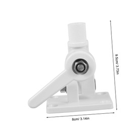 Kisangel Adjustable Height Marine Navigation Seat Bracket Marine Antenna Bracket Boat Mount Rack Easy Installation