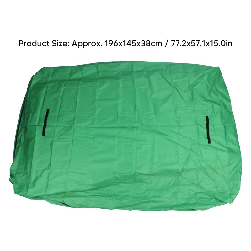Green Large Removable Mattress Storage Bag 210D Silver Coated Waterproof