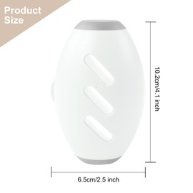 JUNART Wiederverwendbare Fusselrolle, waschbare, leistungsstarke lint Roller, tragbarer Tierhaarentferner, für Teppiche, Bettwäsche und Hunde- und Katzenbesitzer (weiß)