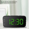 LED Digital Alarm Clock Portable Desk Clock with Snooze for