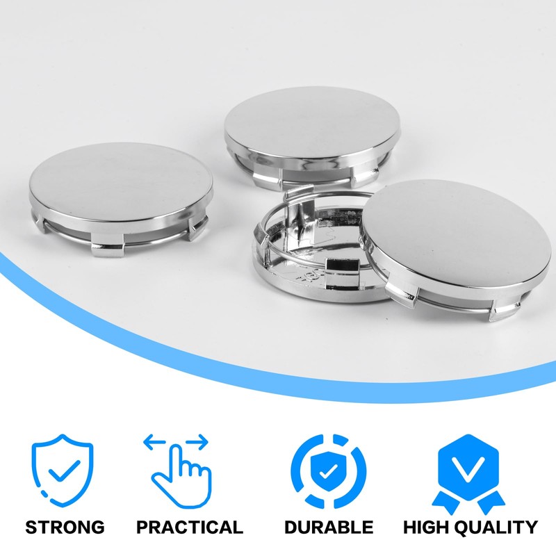 Pack of 4 Hub Caps 60 mm - Universal Wheel