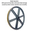 9 Inch Rubber Band Saw Tires, Wear Noise Reduction Nonslip