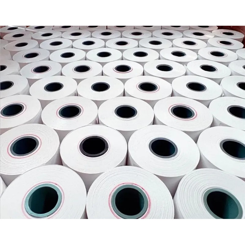 50 Rollos Papel Térmico Miniprinter 57x40 Impresora 58mm Color Blanco