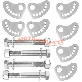 JINFANNIBI Camber Lock Alignment Fix & Upper Arm Cam Bolt Kit for Silverado  1500 2500 3500