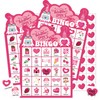 Shappy Valentine's Day Bingo Game for Kids Adults 32 Players