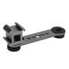 Triple Cold Shoe Extension Bracket Aluminium Alloy Microphone Stand Mount