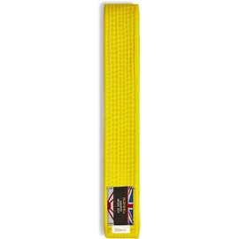 Playwell Plain Cotton Martial Arts Grading Belt - Yellow (300cm)