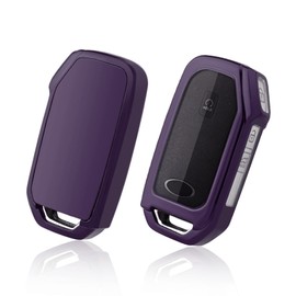 GAFAT Ki-a EV6/Sportage NQ5 QL/Ceed XCeed/NIRO/Sorento/Soul/Stinger/Rio 2018-2024 2025 Key Case Protective Cover, Car Remote Controls TPU Silica Gel [5 Buttons] (Purple)