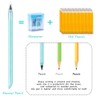 AUAUY 2 PCS Metal Inkless Pencil, Infinity Pencil, Reusable Everlasting