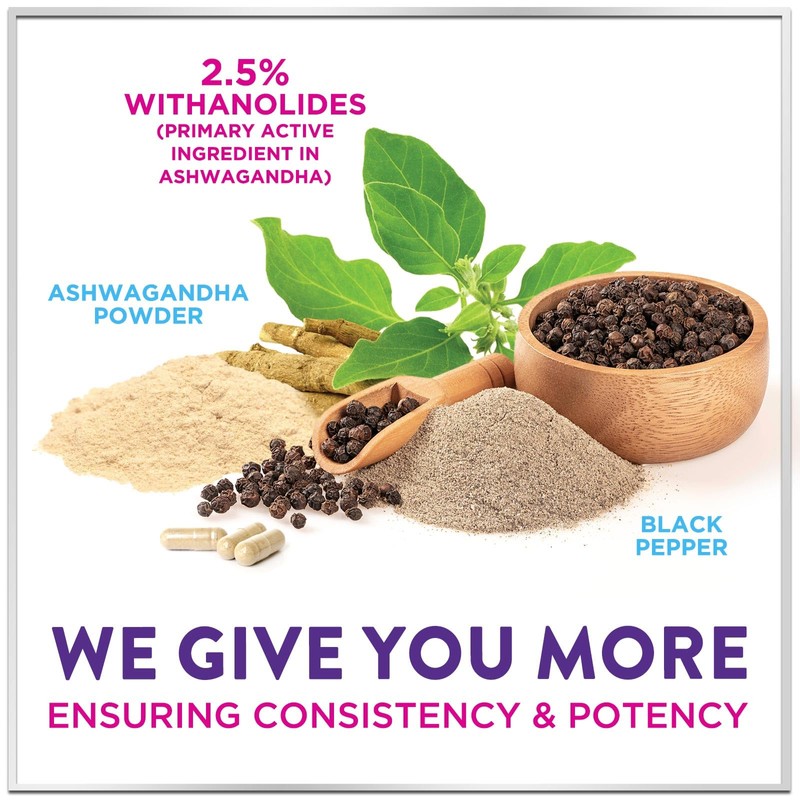 Ashwagandha Supplements 2100 mg - Extra Strength Ashwagandha Capsules for