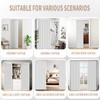 Vatge Accordion Door Curtains for Closet, Laundry Room Curtain for