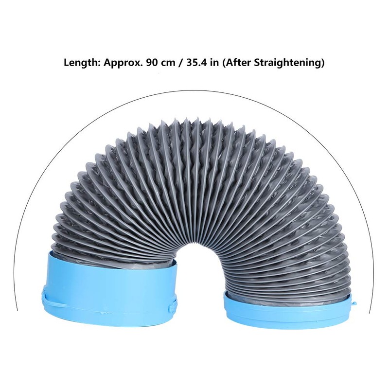 QANYEGN Air Ventilation Tube, Flexible Aluminum Ducting, Heavy Duty Puncture