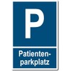 Patient Parking Plastic Sign 30 x 20 cm (Weatherproof)