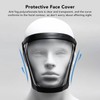 Super Protective Face Shield, Anti Fog Clear Visor, Reusable, Full