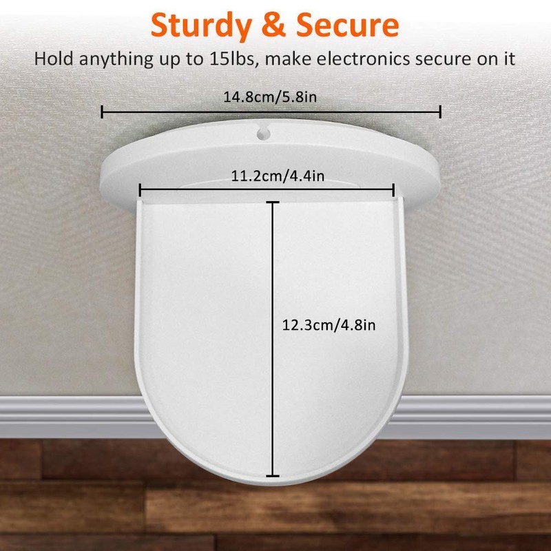 Deco Gear Wall Mount Shelf Stand for Google Home, Smart