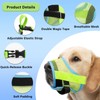 Dog Muzzle, Soft No Barking Bite Mesh Muzzles for Large