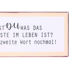 Sign - Weisst du was das wichtigste…