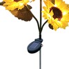 Solar Sunflower Light 24 LEDs Warm White IP55 Waterproof Outdoor