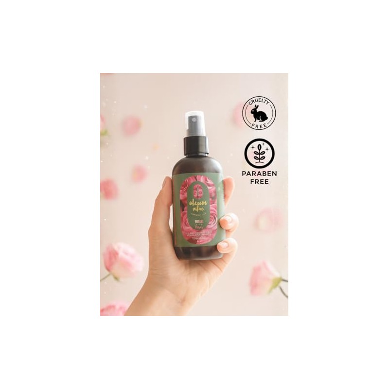 OLEUM VITAE Tonico facial con aceite esencial de rosa damascena