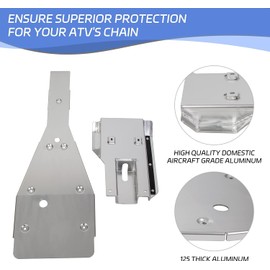 Kojem Skid Plate&Swing Arm Skid Plate Gaurd Compatible with 2006-2020 Yamaha Raptor 700 700R Full Chassis Glide ATV