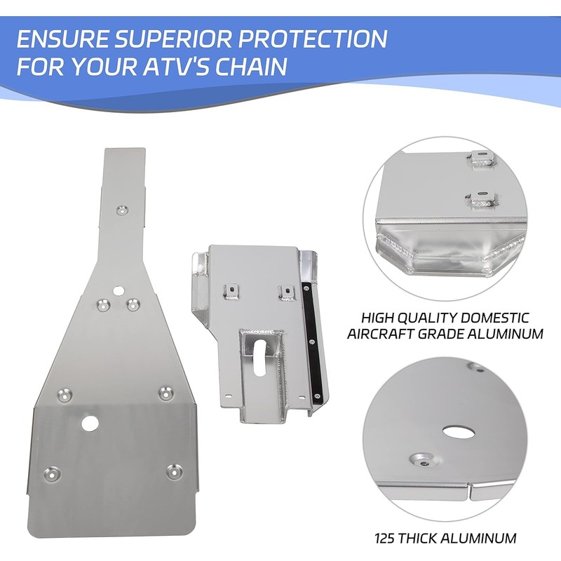 Kojem Skid Plate&Swing Arm Skid Plate Gaurd Compatible with 2006-2020