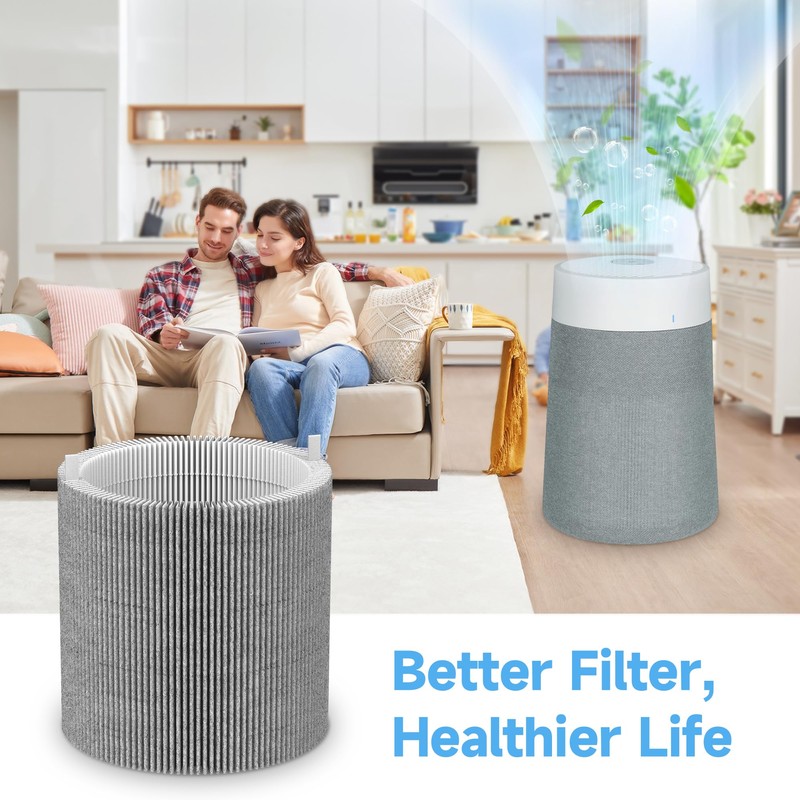 2 Packs Upgraded 511i Max Mixed HEPA Carbon Replacement Filter
