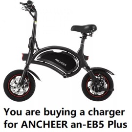 coming data Ac adpter Charger for ANCHEER 14" ama005183 EB5 Plus  Folding Electric Bike