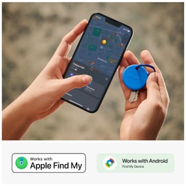 Chipolo POP Tracker Tag - Colorful, Compatible, Loud Bluetooth Tracker with Call Your Phone & Out of Range Alert, Works with Apple Find My or Google's Find My Device - 4 Pack (Color Mix)