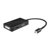 LogiLink CV0110 4K Mini DisplayPort to DVI/HDMI/VGA Adapter Black