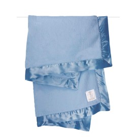 Little Giraffe Luxe Stroller Baby Blanket, Cornflower, 29" x 35"