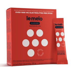 le melo Functional Hydration Allround I Watermelon Electrolytes + Vitamins Optimised Water Absorption Sports Low Calorie Immune System Pack of 20