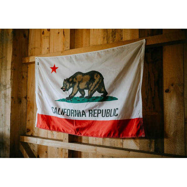 3x5' State of California Outdoor Flag, Made in USA, All