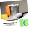 FOMIYES 2pcs Auto Cleaning Sponge Block Car Wash Sponge for