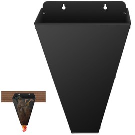 Medium Size Chicken Cone, Heavy-Duty Steel Poultry Restraining Cones for Chicken, Large Laying Hens, Roasters, Turkeys Up to 8 Pounds, Flat Back Funnel Cone Chicken Killing Cone, Easy to Clean (M)