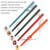 5 Pairs Chopsticks and Chopstick Helpers Set, Plastic Hinges Connector